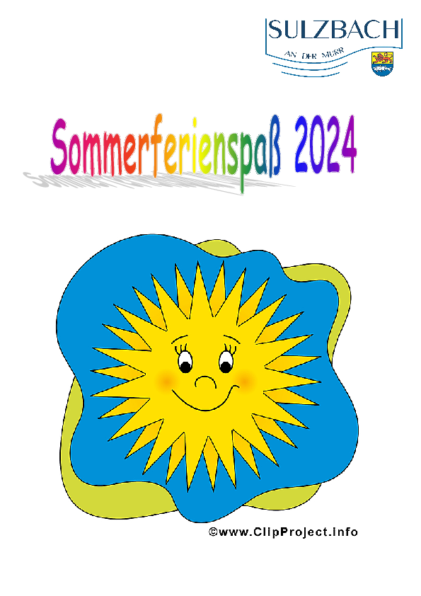  Titelseite Programmheft Sommerferienspaß 2024 